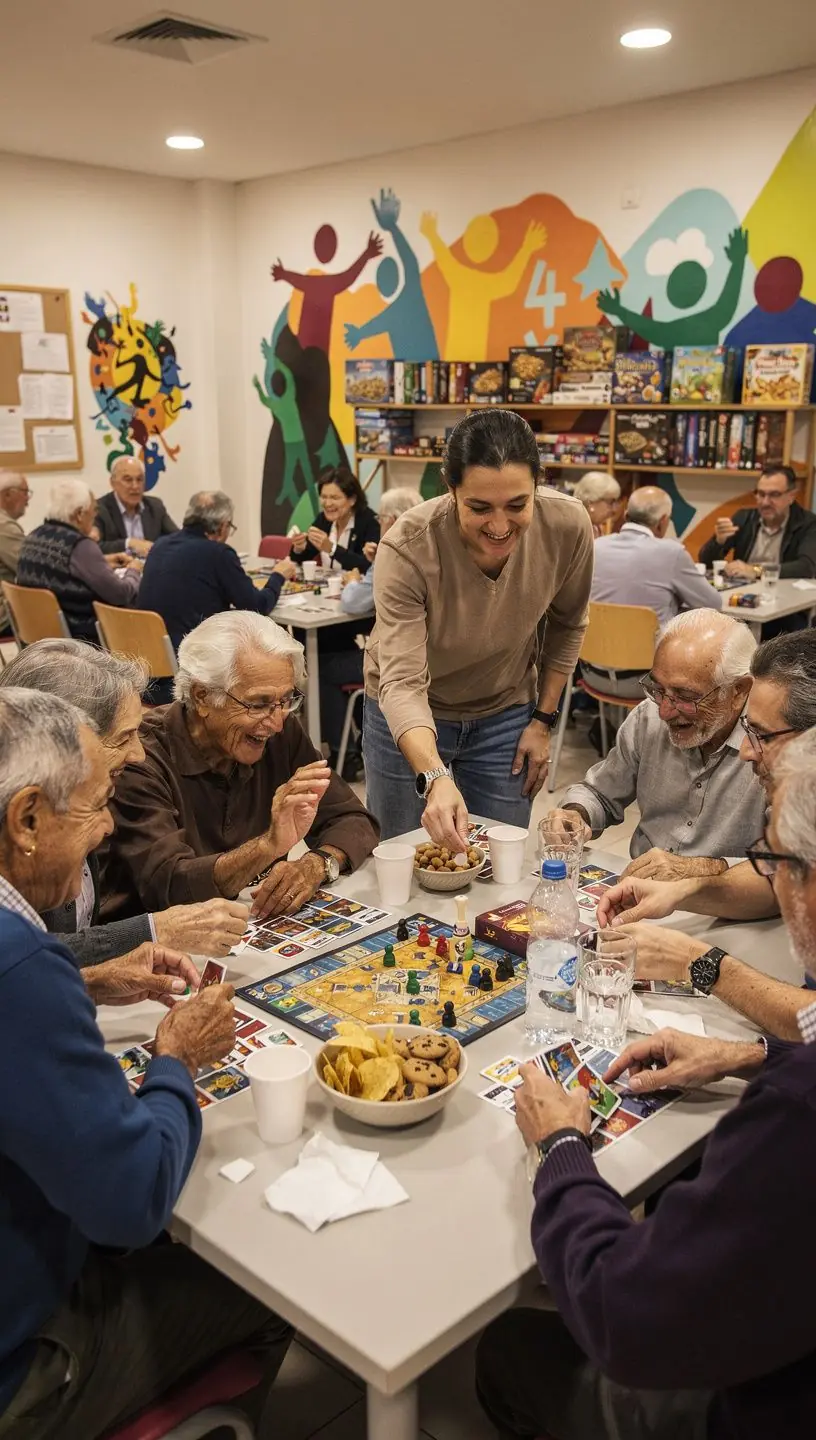 Imagem de grupo em workshop, promovendo confiança e apoio.