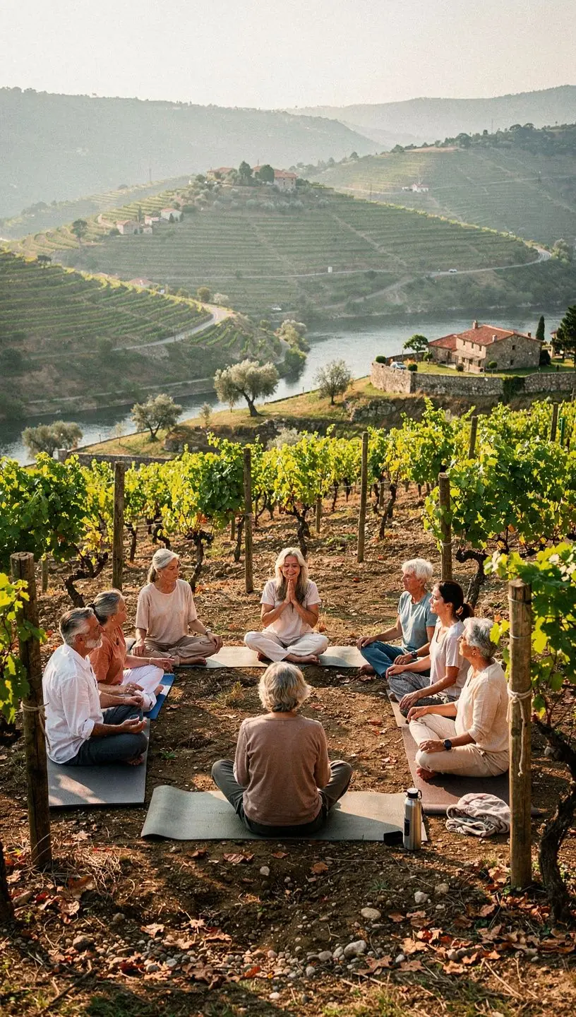 Apoio comunitário em transições de vida.