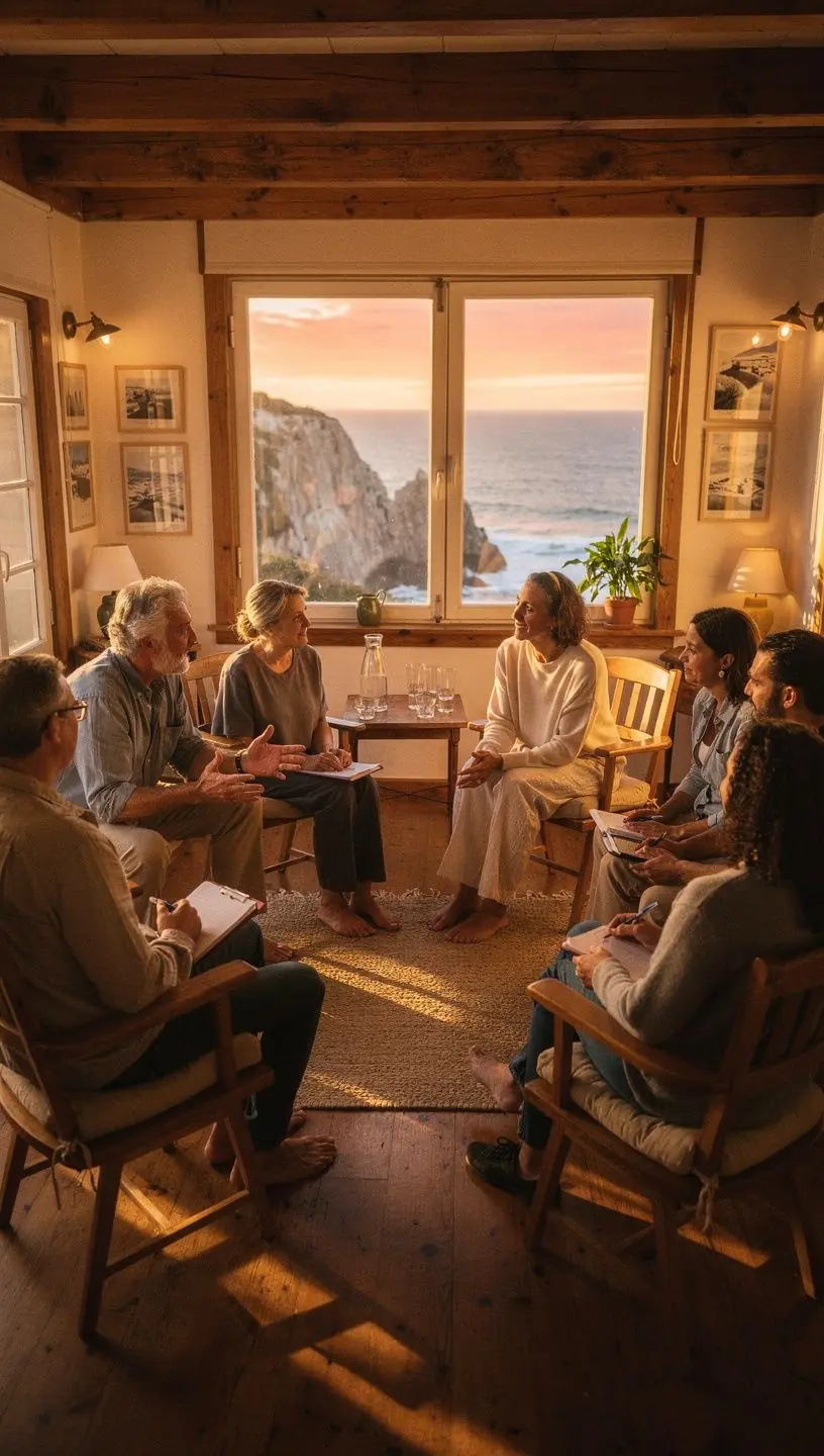 Importância da autocompaixão em transições de vida.